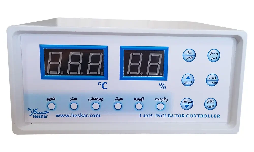 کنترل کننده جوجه کشی تمام خودکار دارای 4 خروجی مدل i4015